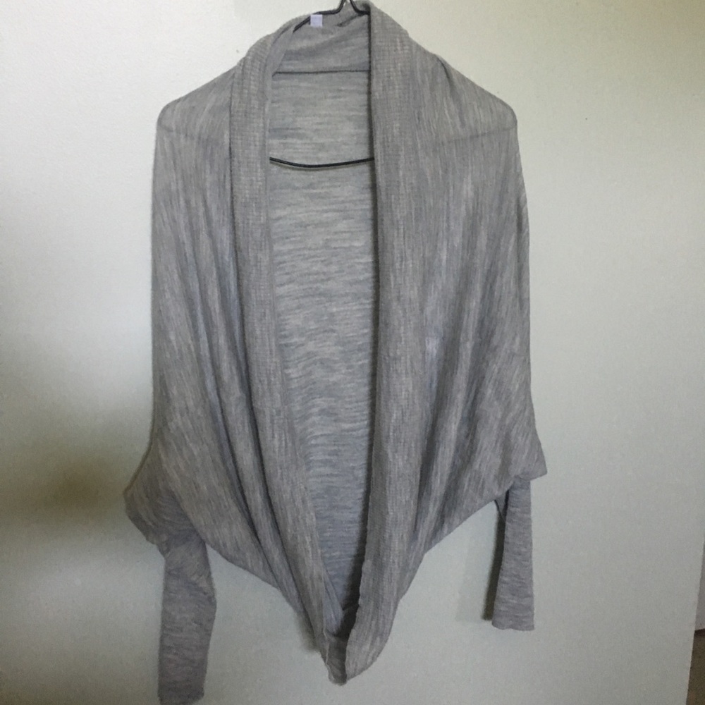 Grey cardigan